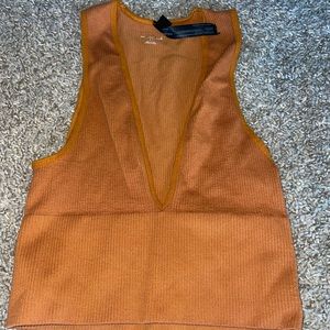 Urban outfitters seamless v cut tank top.